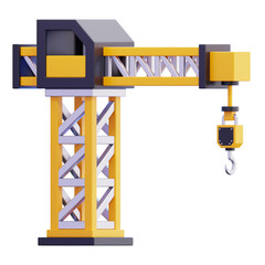 Construction Crane Illustration
