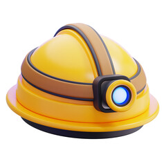 Construction Helmet with Headlamp