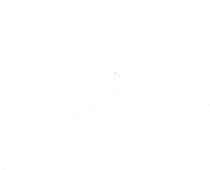 Surface crack and fissure in ground, concrete, crevices from disaster top view. Old worn overlay distressed uneven transparent background