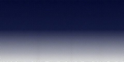 Modern abstract background with flowing lines. Digital future technology concept. vector illustration.