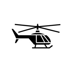 helicopter icon vector  