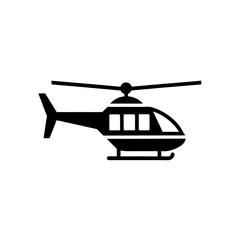 helicopter icon vector  
