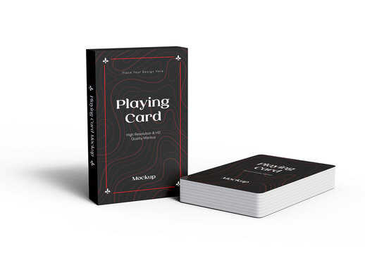 Playing Card Mockup Template