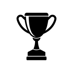 trophy cup vector icon