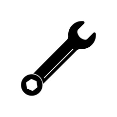 wrench tool icon vector  
