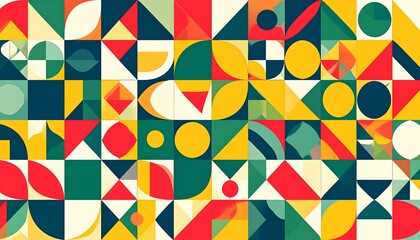 Colorful geometric pattern