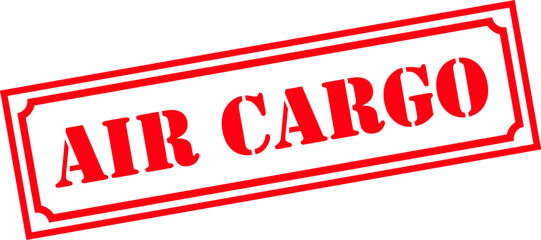 Grunge stamp air cargo