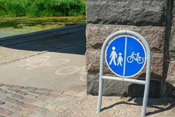 In Copenhagen, Denmark, bicycle paths and bicycles dominate traffic. Here, a bicycle path