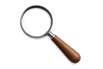 magnifying glass isolated on white