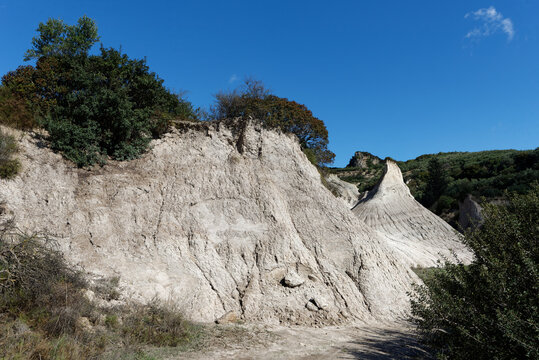 Kreta - Potamida - Tonfelsen von Komolithi