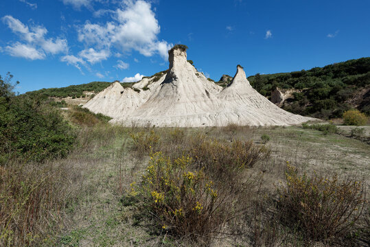 Kreta - Potamida - Tonfelsen von Komolithi
