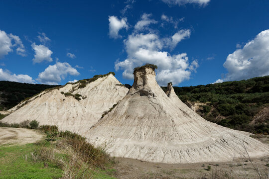 Kreta - Potamida - Tonfelsen von Komolithi
