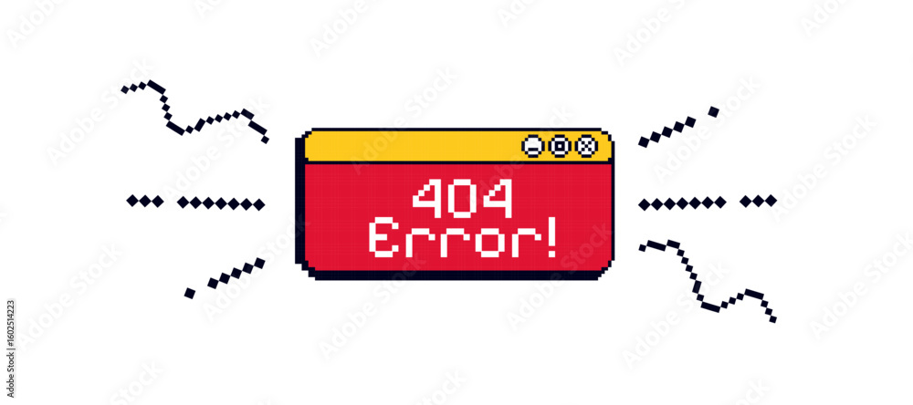 Fototapete pixel game background with text 