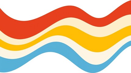 abstract colorful background with waves