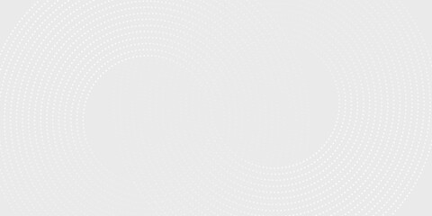 Abstract white glowing geometric lines on gray background. Modern shiny blue circle lines pattern. Futuristic technology concept. Suit for cover, poster,