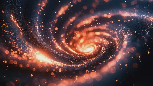 Cosmic Symphony: A swirling galaxy, ablaze with celestial wonders and luminous energy.