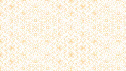 Seamless abstract linear pattern on orange vector background with minimalist geometric style, ideal for modern digital surfaces, tech branding, and stylish graphic design