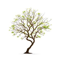 Obraz premium tree isolated on white background