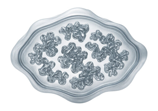 Lysosome with irregular shape and visible acid hydrolase content
