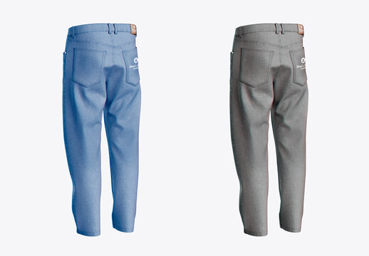 Men's Jeans Mockup