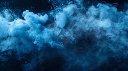 Obraz premium blue smoke background
