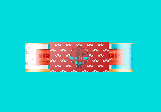 Cans Packaging Mockup