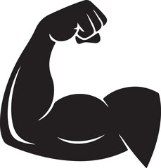 Muscular arm icon