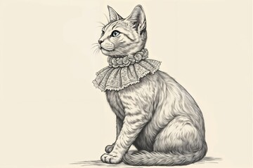 Cat vintage graphics