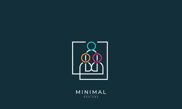 diversity people team family colourful logo vector icon symbol	
