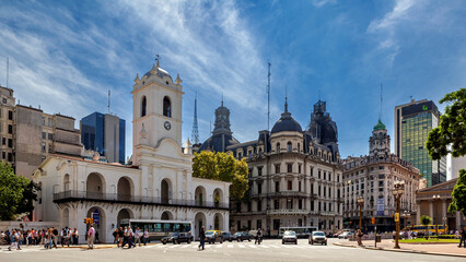 The city of Buenos Aires in Argentina