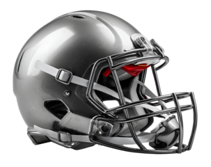  American football helmet isolated on transparent background