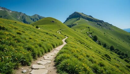 Obraz premium 산길 풍경