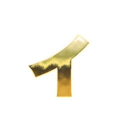 Obraz premium Shining golden Japanese Katakana 