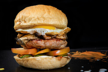 panini hamburger, ripieno, polpette, melanzane, pomodoro, insalata uova, zucchine, prosciutto, cotoletta 