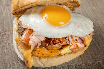 panini hamburger, ripieno, polpette, melanzane, pomodoro, insalata uova, zucchine, prosciutto, cotoletta 