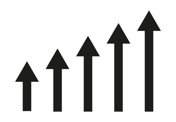 Black arrows icon on a transparent background.