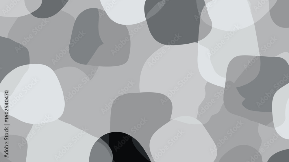Poster abstract gray vector background with soft shapes and textures