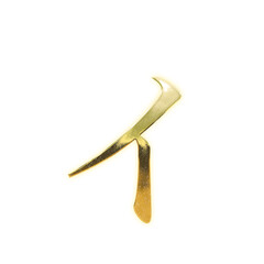 Shining golden Japanese Katakana 