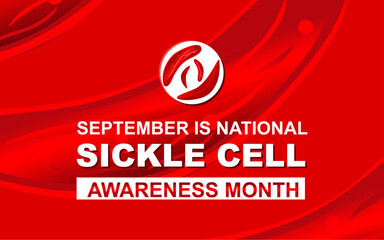 National Sickle Cell Awareness Month is an annual observance dedicated to raising awareness about sickle cell disease (SCD), Great for cards, banners, posters, social media and more.