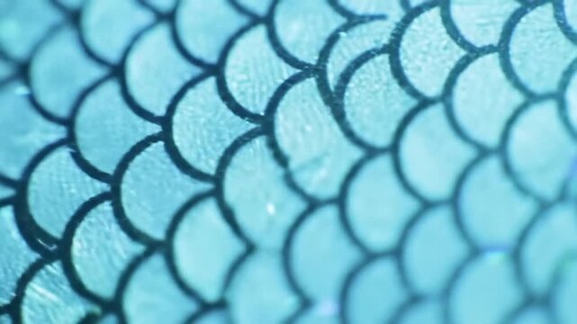 Light blue fish scale pattern