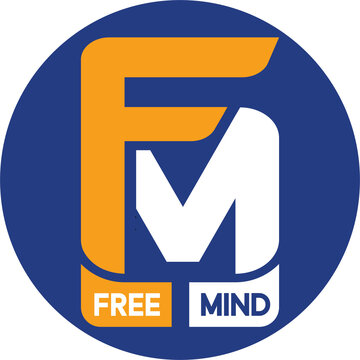 FM vector logo design for business