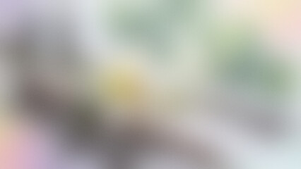 Photo of a soft blurred abstract background with pastel colors and a grainy texture