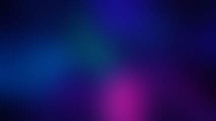 Photo of a dark abstract background with a vibrant blue and purple gradient illuminated by soft...