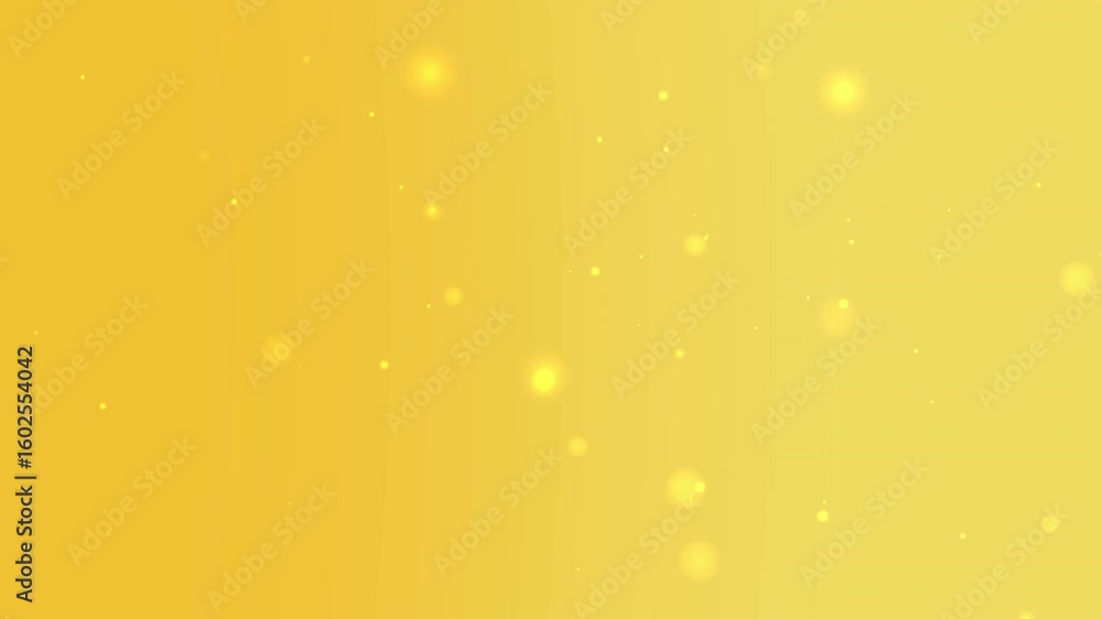 Wall mural light yellow gradient background with glowing bokeh particles creating a bright cheerful mood ideal 
