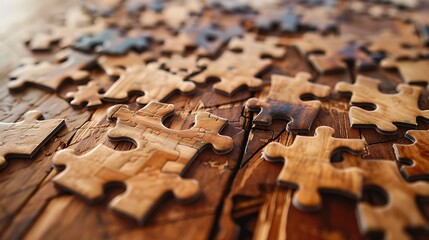 close up of a piece of puzzle