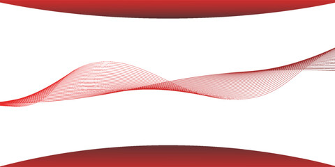 Red Wave Lines Pattern Abstract Background. Modern Banner. Wallpaper. Vector Illustration eps.10