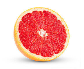 grapefruit isolated on transparent png (Image from camera)