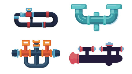 Pipe sealant vector graphic design featuring industrial sealing compound illustration, showcasing plumbing repair concept, waterproof protection, and maintenance solution on white background