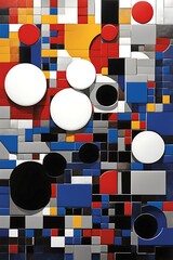 abstract background with squares