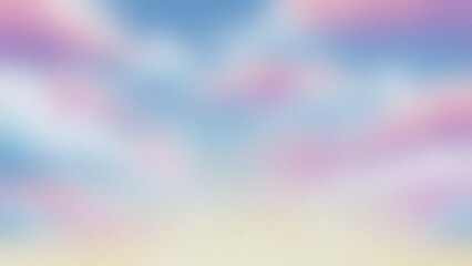 Photo of a soft grainy abstract background with pastel colors blending seamlessly